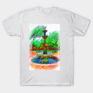 The Spanish Courtyard Fountain T-Shirt